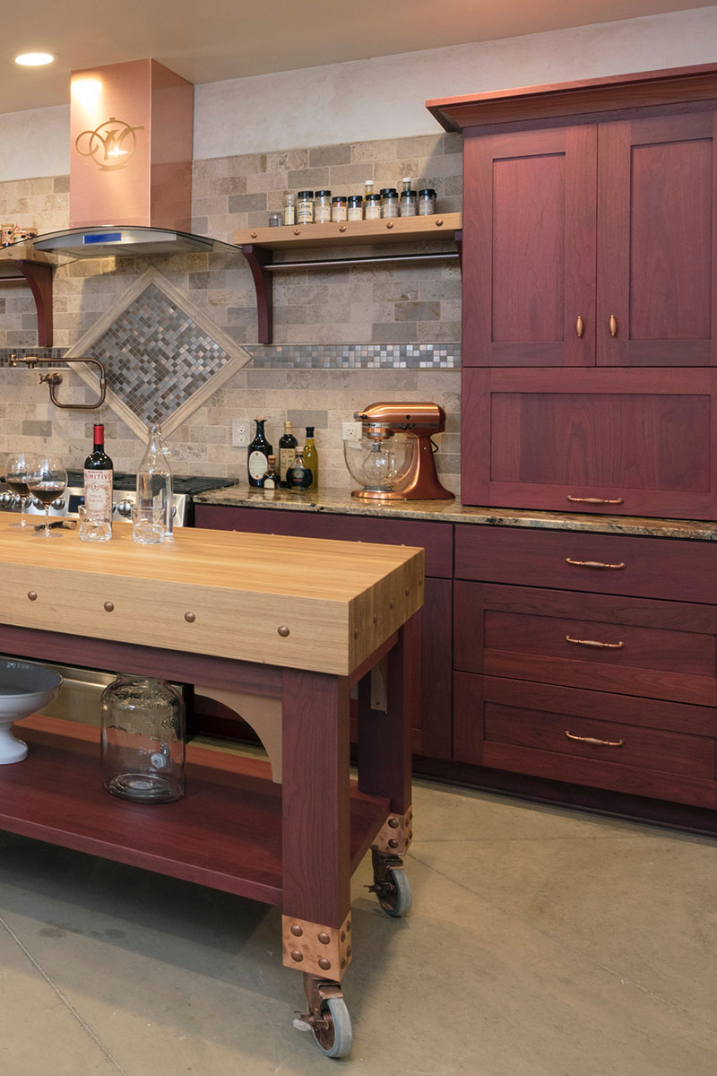 Kitchens custom cabinetry project by Lé Grandt Woodcraft