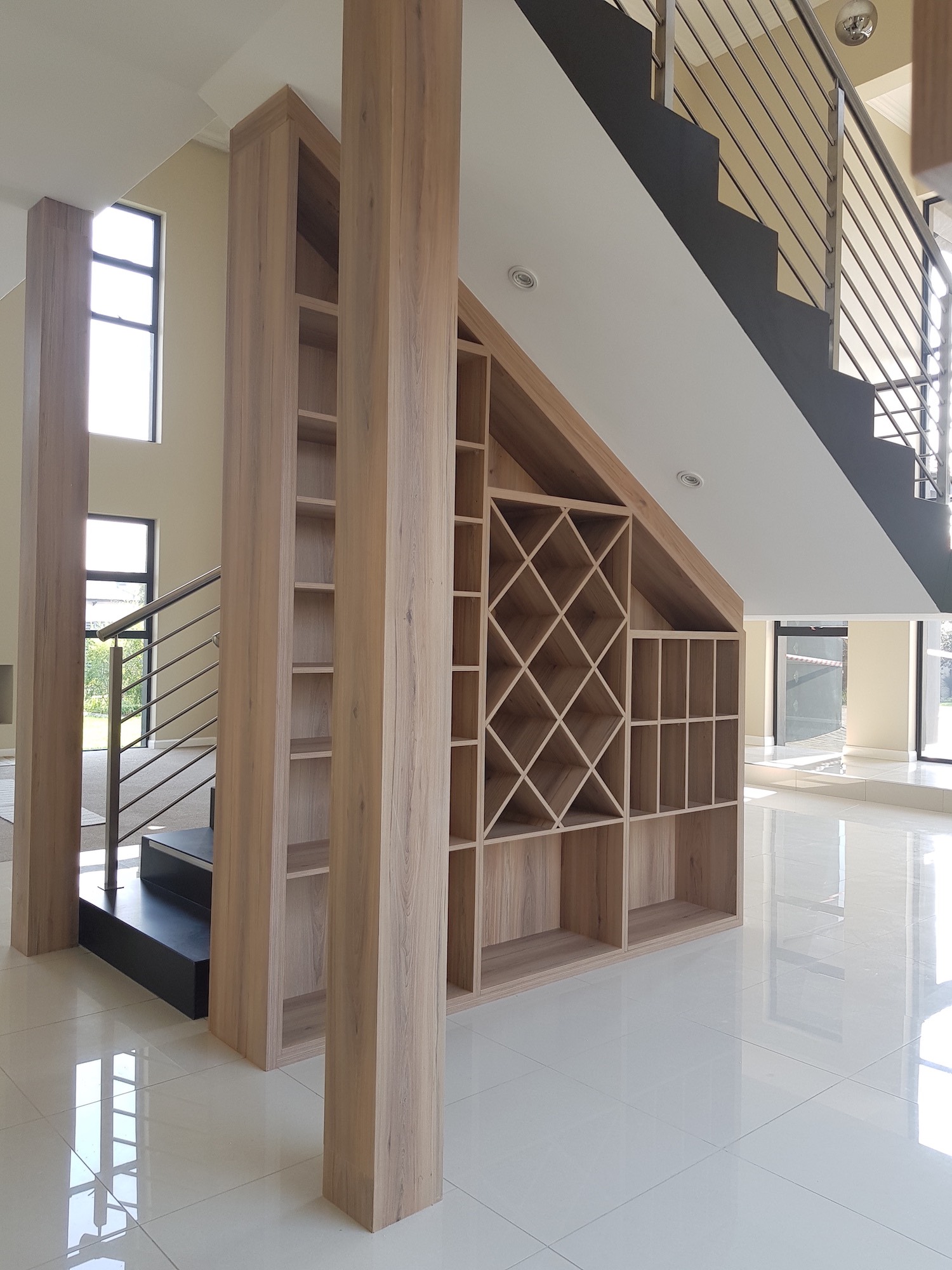 Living custom cabinetry project by Lé Grandt Woodcraft