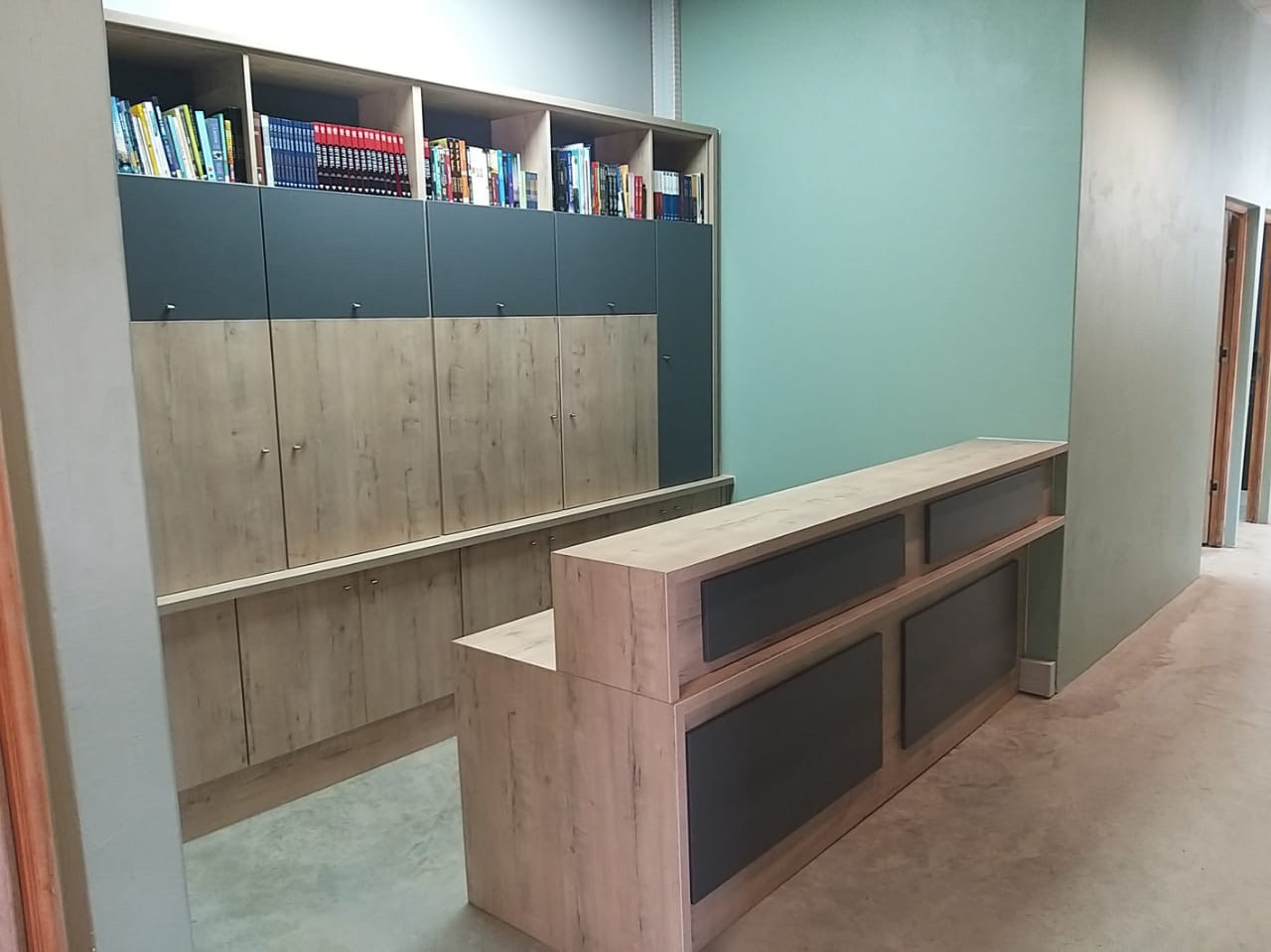 Office custom cabinetry project by Lé Grandt Woodcraft