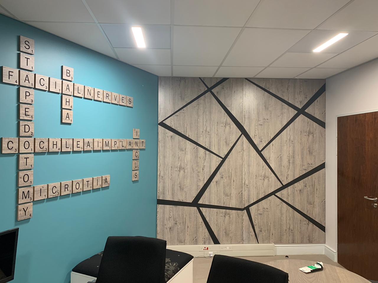 Office custom cabinetry project by Lé Grandt Woodcraft