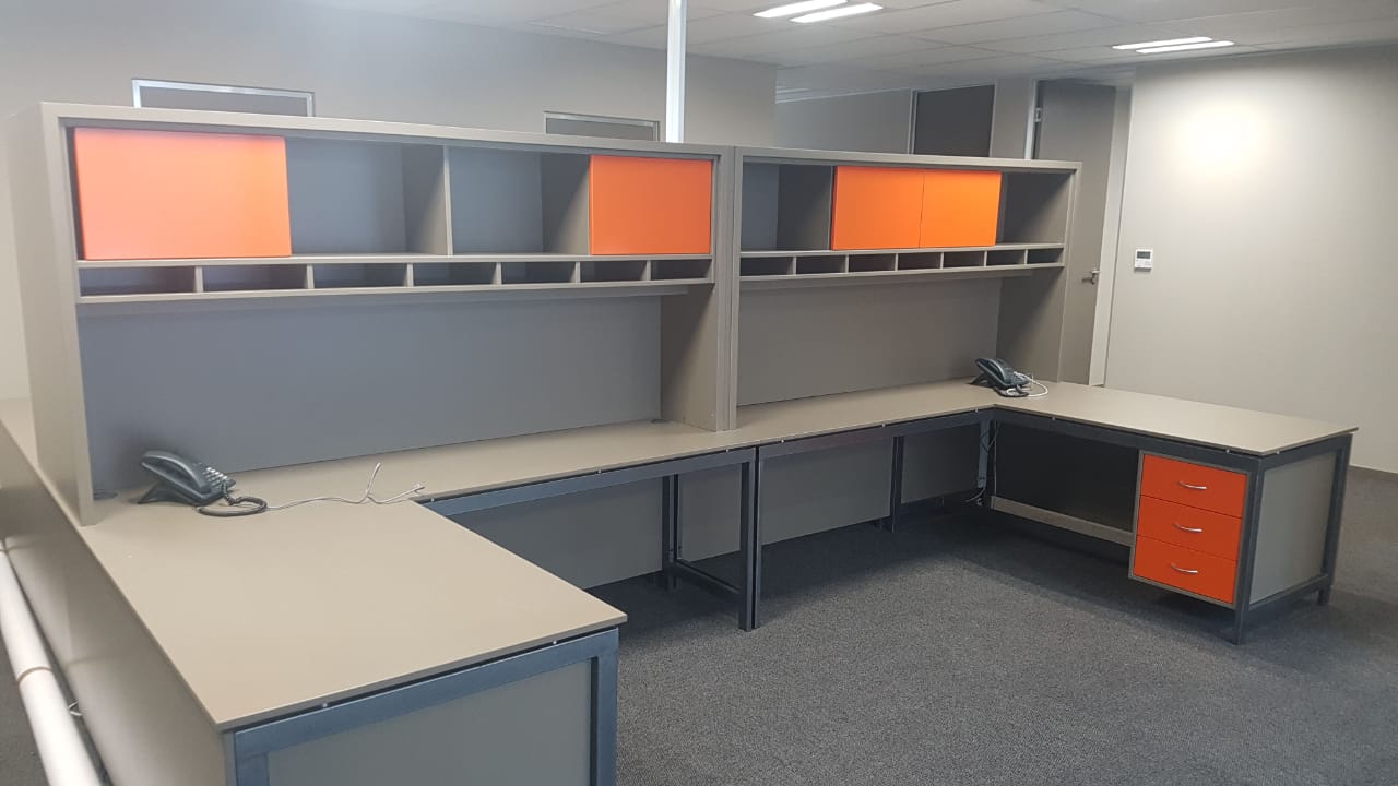 Office custom cabinetry project by Lé Grandt Woodcraft