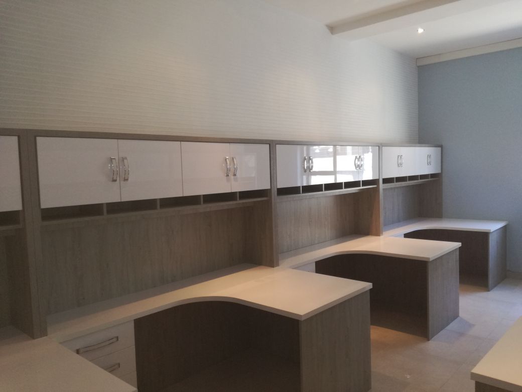 Office custom cabinetry project by Lé Grandt Woodcraft
