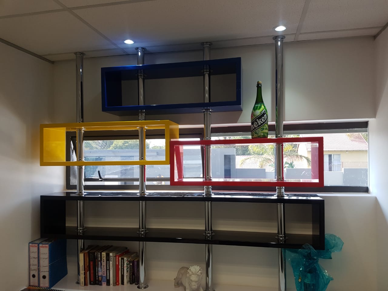 Office custom cabinetry project by Lé Grandt Woodcraft