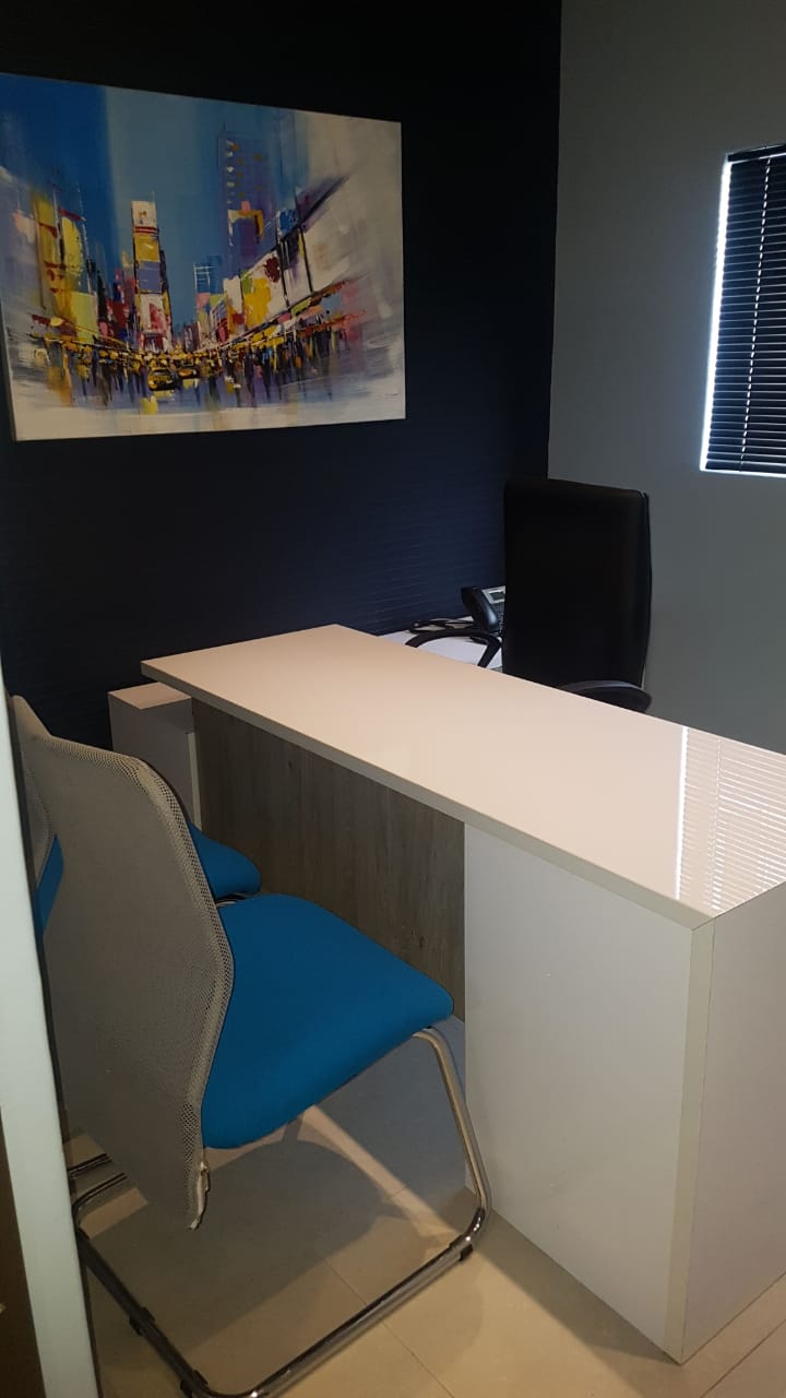 Office custom cabinetry project by Lé Grandt Woodcraft