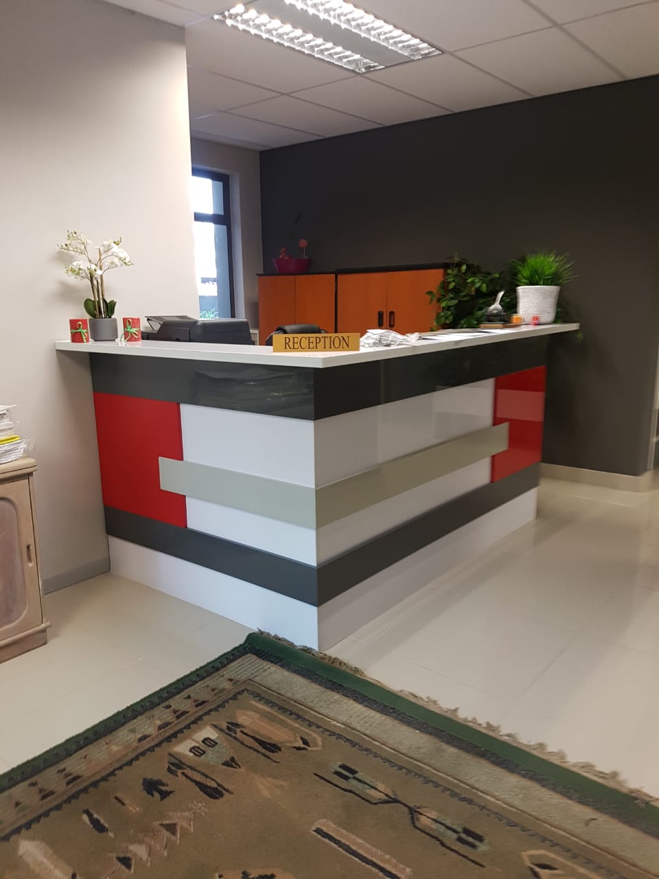 Office custom cabinetry project by Lé Grandt Woodcraft