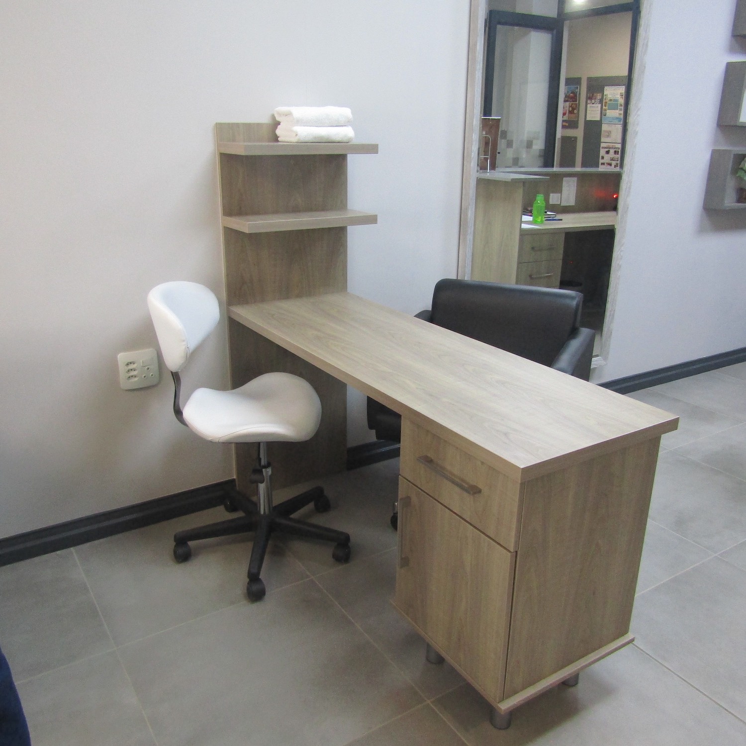 Office custom cabinetry project by Lé Grandt Woodcraft